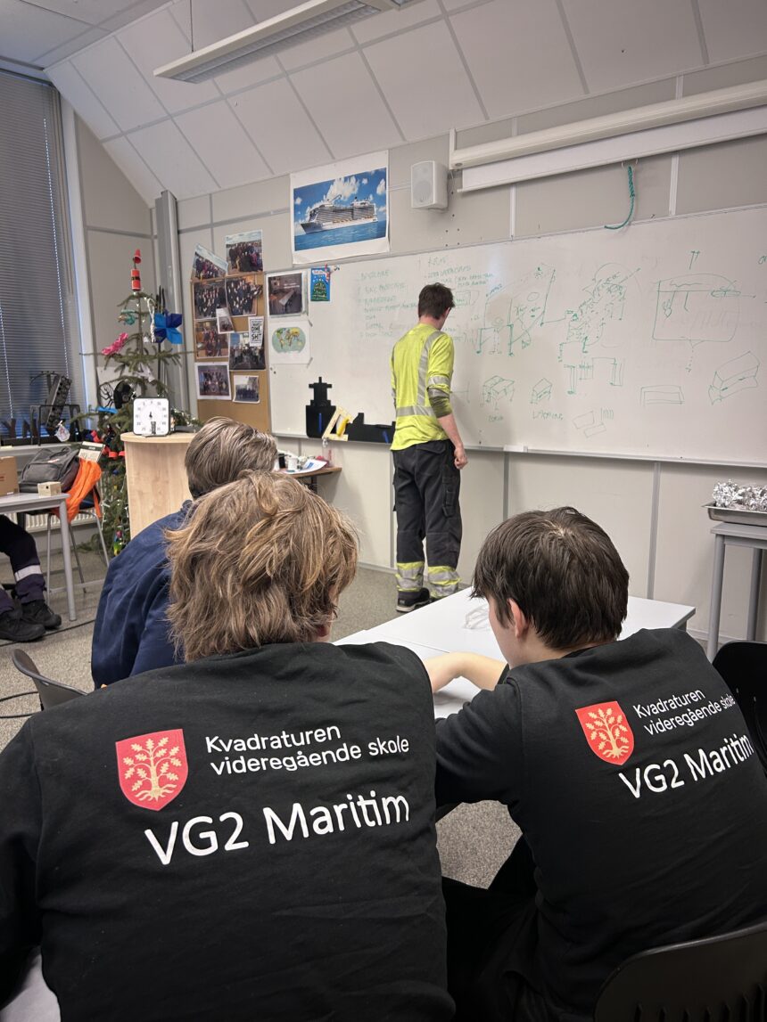 Prosjektoppstart og idemyldring med vg2 Maritime fag
