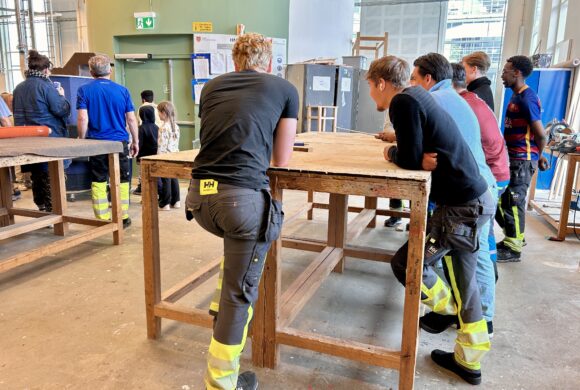 Test av Klemmemaskinen på vg2 Treteknikk